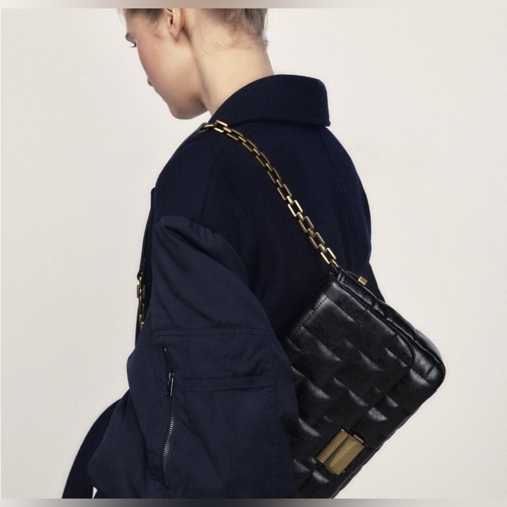 ZARA QUILTED SHOULDER BAG - Picture 3 of 11